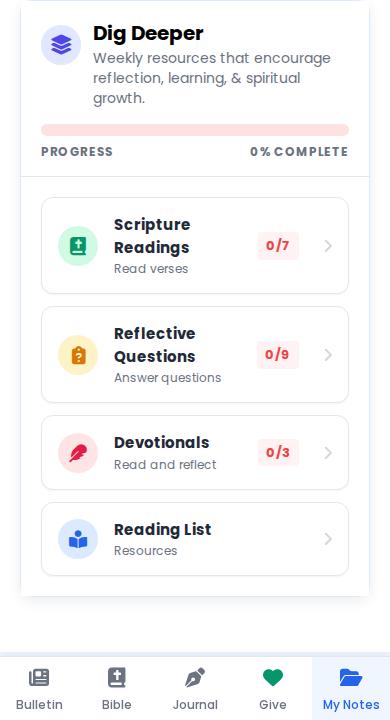 FaithNotes Midweek Study Hub